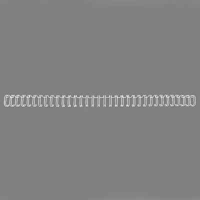 Image de GBC WireBind 7.9 mm 34 anneaux A4 (210 x 297 mm) 70 feuilles blanc 100 unités spirale de reliure pour Rexel WB606