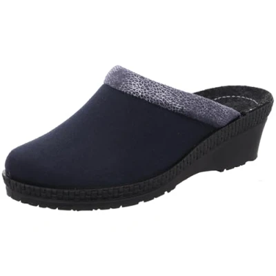 Afbeelding van Rohde Dames Pantoffel Muil 2459 50 Blauw Maat 37