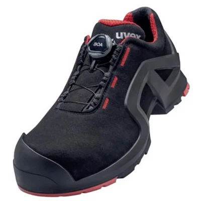 Afbeelding van uvex 6567 6567244 Lage veiligheidsschoenen S3 Schoenmaat (EU): 44 Zwart/rood 1 paar