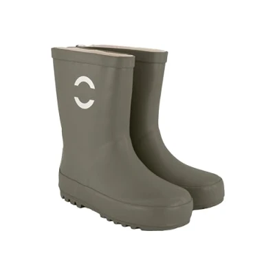 Afbeelding van mikk line Solid Regenlaarzen voor kinderen, Maat: 36, Dusty olive Schoenen