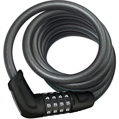 Image de ABUS Tresor 6512C Antivol Vélo à clé Noir 180 cm