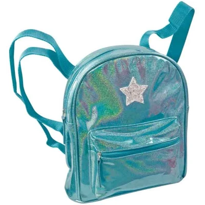 Afbeelding van BB hologram peuter meisjes rugzak blauw