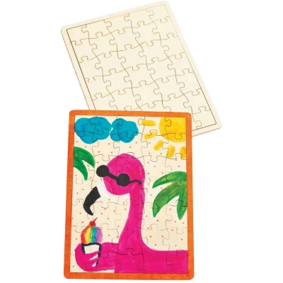 Afbeelding van Maak je eigen Houten Puzzel, 6st.