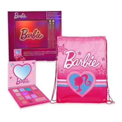 Afbeelding van Barbie Make uppalet voor kinderen met kwasten