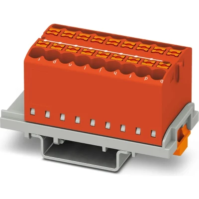 Afbeelding van Phoenix Contact PTFIX 18X2,5 NS35 RD 3273048 Verdeelblok 0.14 mm² 2.50 Rood 8 stuk(s)