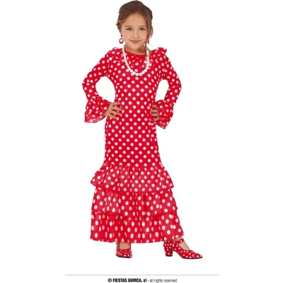 Afbeelding van Fiestas Guirca Kostuum Flamenca (10 12 jaar)