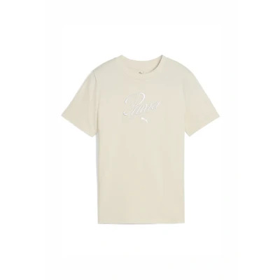 Afbeelding van Essentials Script T shirt voor Dames, Maat 7 8Y PUMA