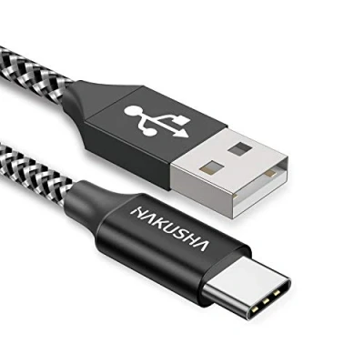Afbeelding van Hakusha USB C kabel, [3 m] nylon Type snel opladen voor Android Samsung Galaxy S21 Ultra, Note 20, Z Fold 3, Huawei P50, Mate 40, MateBook, Xiaomi Mi 11 Lite, OnePlus 9, Google Pixel 5, Realme