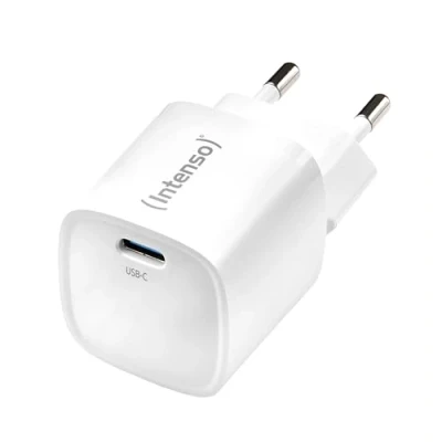 Afbeelding van Intenso Power Adapter W30C² white USB oplader Binnen Uitgangsstroom (max.) 3 A Aantal uitgangen: 1 x C GaN, Delivery (USB PD)