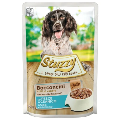 Afbeelding van Stuzzy Maaltijdzakjes Adult 100 g Hondenvoer Zeevis