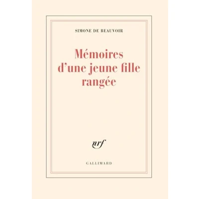 Afbeelding van Memoires D&#039;Une Jeune Fille Rangee