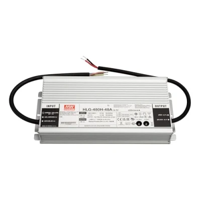 Afbeelding van Mean Well HLG 480H 48A LED driver Constante spanning, stroomsterkte 480 W 10 A 48 V/DC Outdoor, PFC schakeling, Instelbaar,