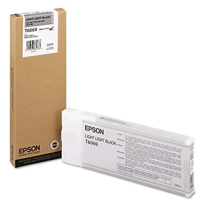 Afbeelding van Epson T6069 (C13T606940) Inktcartridge licht zwart