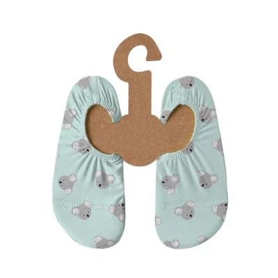 Afbeelding van Slipstop Chaussures de plage antidérapantes pour fille Protection solaire UPF 50+, bambou, 21/23 EU