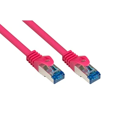 Afbeelding van Good Connections S/FTP CAT6a 10 Gigabit netwerkkabel / roze LSZH 2 meter
