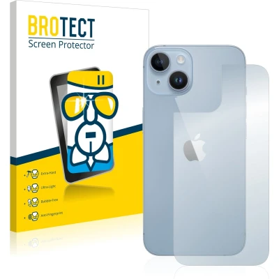 Afbeelding van BROTECT Screenprotector voor Apple iPhone 14 (Achterkant) Folie Beschermfolie Beschermglas transparant