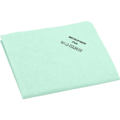 Afbeelding van PVA Microvezeldoek Groen 5 stuks 38x35 cm Streeploos &amp; Ultra absorberend