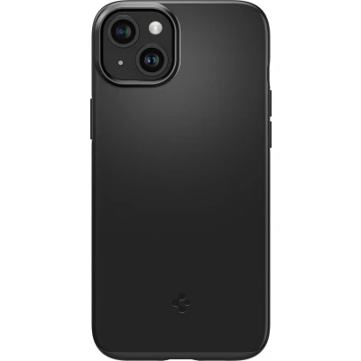 Afbeelding van Spigen Thin Fit Case hoesje voor iPhone 15 Plus zwart