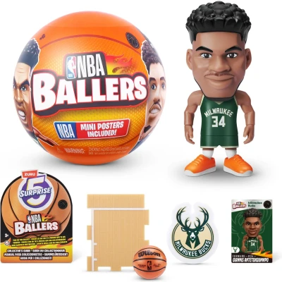 Afbeelding van 5 Surprise NBA Ballers enkele capsule
