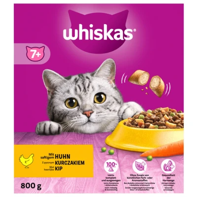 Afbeelding van Whiskas Droog Senior Kip 800 gr
