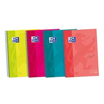 Afbeelding van Schrift Oxford European Book Multicolour A4 5 Stuks