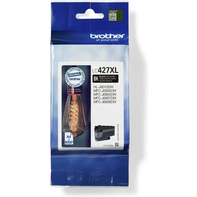 Afbeelding van Brother LC 427XLBK Inktcartridge Zwart Hoge capaciteit