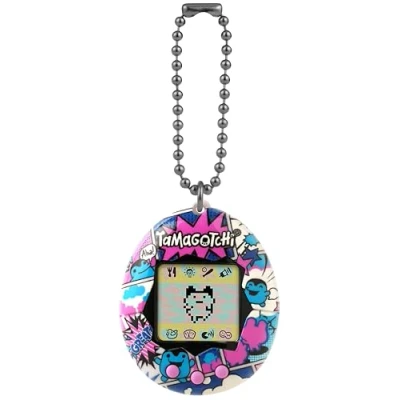Afbeelding van BANDAI Tamagotchi 42982 Origineel Ginjirotchi Comic Book elektronisch speelgoed voor virtuele huisdieren, meerkleurig