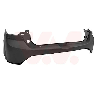 Afbeelding van VAN WEZEL 1510544 Bumper Achter Met grondlaag, Glad