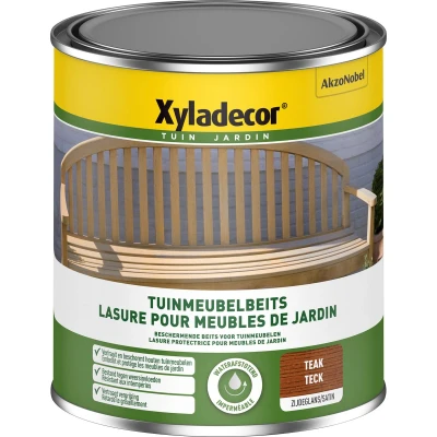 Afbeelding van Xyladecor Tuinmeubelbeits Teak 1L