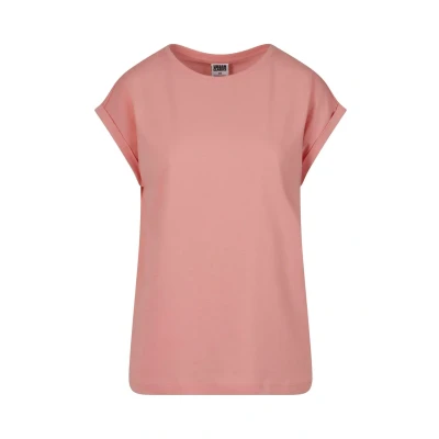 Afbeelding van Urban Classics Extended Shoulder Tshirt basic, Dames, Maat: XS, Lemonadepink