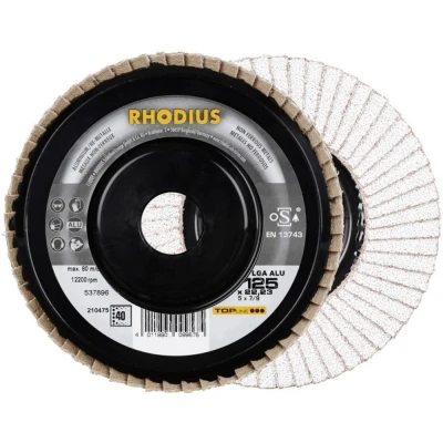 Afbeelding van Rhodius 210476 LGA ALU Lamellenschijf Diameter 125 mm Boordiameter 22.23 Non ferrometaal 1 stuk(s)