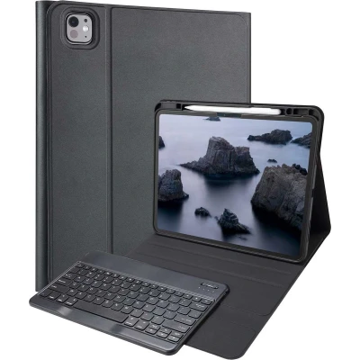 Afbeelding van Accezz AZERTY Bluetooth Keyboard Bookcase Geschikt voor de iPad Pro 13 (2024) M4