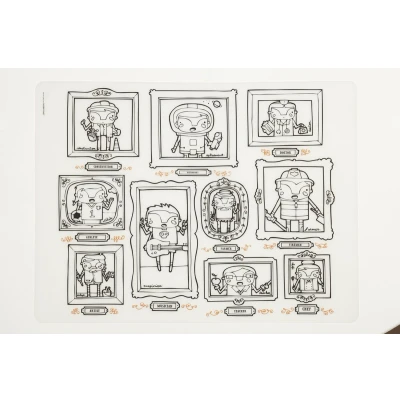 Afbeelding van Kinderen Placemat Mark Mat Als ik groot ben + 4 Markers 40 x 32 cm.