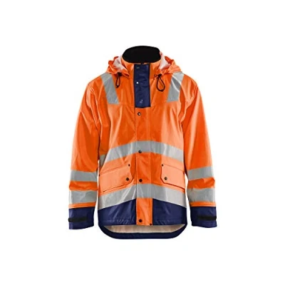 Afbeelding van Blaklader Regenjas High Vis LEVEL 2 4302 2003 Oranje/Marineblauw