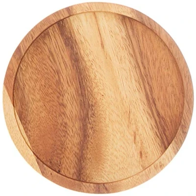 Afbeelding van Houten Ronde Dienblad S