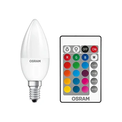 Image de OSRAM Ampoule LED Culot: E14 Blanc chaud 2700 K 4,50 W équivalent à 25 Retrofit RGBW avec télécommande