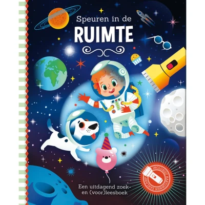 Afbeelding van Lantaarn publishers lees en zoekboek speuren in de ruimte