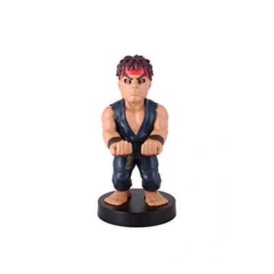 Afbeelding van Cable Guy Evil Ryu (Street Fighter V) telefoon en game controller houder met usb oplaadkabel