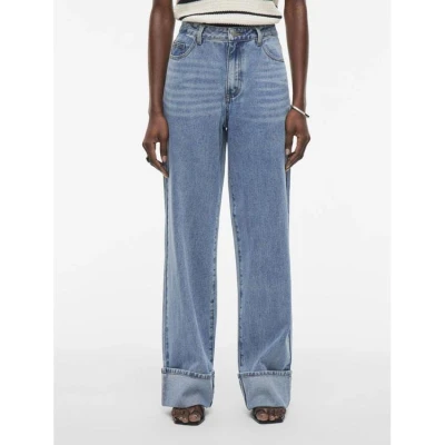Afbeelding van Rouge Edit Jolie Straight leg jeans, Dames, Maat: 42, Light blue denim
