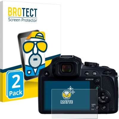 Afbeelding van BROTECT Screenprotector voor Panasonic Lumix DC FZ82D Folie Beschermfolie matte (2 Stuks)