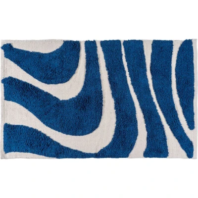 Afbeelding van Veer Carpets Badmat Beau Blue 60 x 100 cm