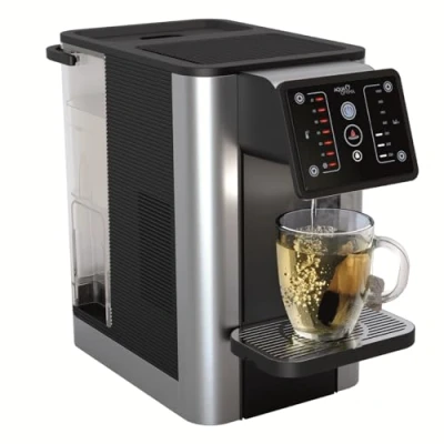 Afbeelding van Aqua Optima Aurora 3 in 1 watertap heetwaterdispenser, waterkoeler en waterfilterkan tap 30 seconden koud, warm of kokend water heetwatertap met waterfilter temperatuurregeling