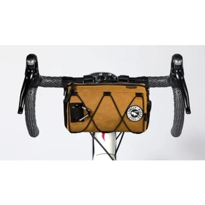 Afbeelding van ULAC Grote Stuurtas Fiets met Schouderband Waterdichte Fietstas Nylon 3.8L 24x14x14 cm MTB E Bike Accessoires Bagagedrager Gereedschapstas Mobiele Telefoonhouder