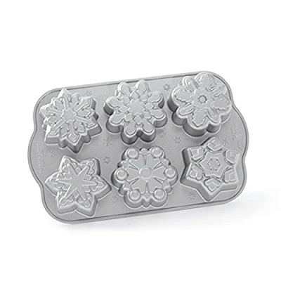Afbeelding van Nordic Ware 89648 aluminium taartvorm sneeuwvlokken