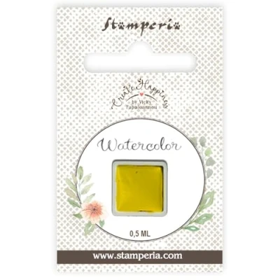 Afbeelding van Stamperia Create Happiness Watercolor Refill Yellow 0,5ml (KAJC05)