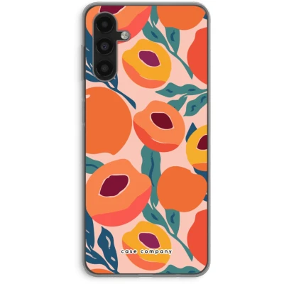 Afbeelding van Case Company® hoesje geschikt voor Samsung Galaxy A04s Perzik Soft Cover Telefoonhoesje Bescherming aan alle Kanten en Schermrand