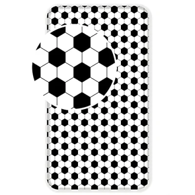 Afbeelding van Sweet Home Voetbal Hoeslaken Corner Eenpersoons 90 x 200 cm Katoen
