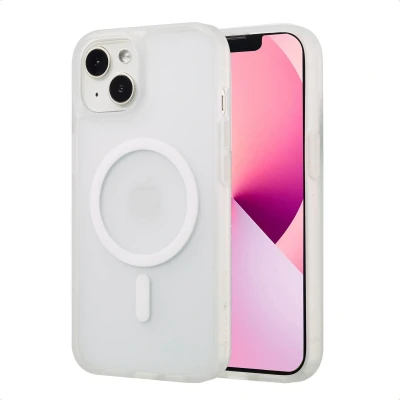 Afbeelding van imoshion Hoesje Geschikt voor iPhone 14 / 13 Color Guard Backcover MagSafe Wit