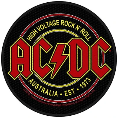 Image de AC/DC Patch High Voltage Rock N Roll 9 x cm