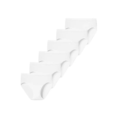 Afbeelding van Schiesser 6ER PACK Original Classics Slip, Dames, Maat: 48, Weiß